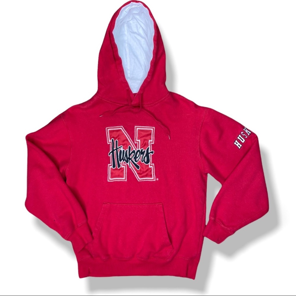 Vintage Nebraska Cornhuskers Hoodie Sweatshirt S